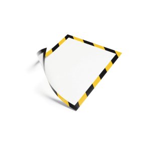 Durable Duraframe magnetisk security A4 magnetramme - 5 stk. Sort/Gul