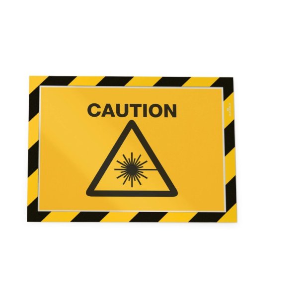 Durable Duraframe magnetisk security A4 magnetramme - 5 stk. Sort/Gul