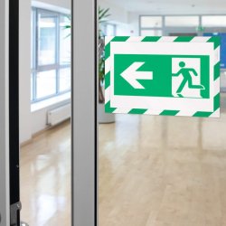 Durable Duraframe selvklbende security A4 magnetramme - 2 stk. Grn/Hvid