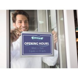 Durable Duraframe statisk hfte A4 Sun magnetramme - 2 stk. slv