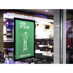 Durable Duraframe statisk hfte A4 Sun magnetramme - 2 stk. sorte