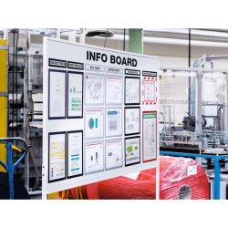 Durable Duraframe Magnetisk - A4 Top magnetramme - 5 stk. slv