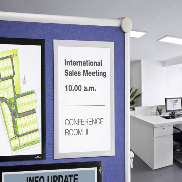 Durable Duraframe Velcro hfte A4 magnetramme - 1 stk. slv