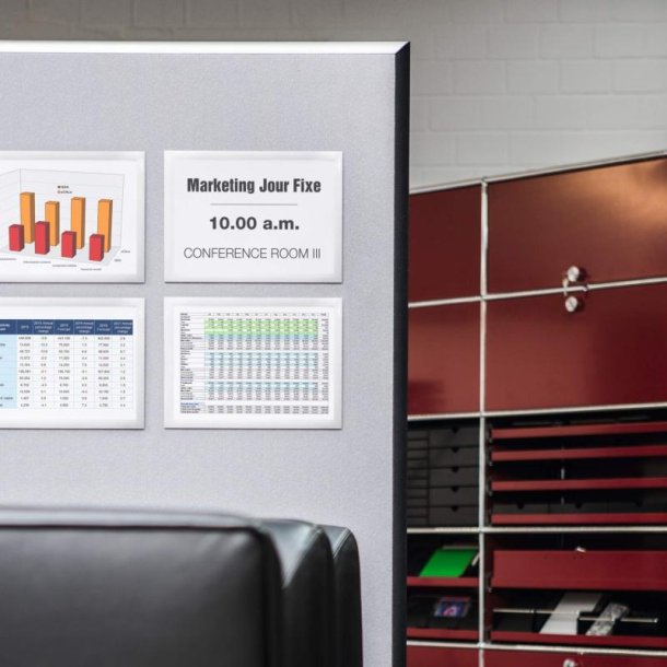 Durable Duraframe Velcro hfte A4 magnetramme - 1 stk. slv