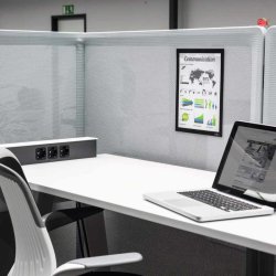 Durable Duraframe Velcro hfte A4 magnetramme - 1 stk. sort