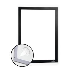 Durable Duraframe selvklbende A4 wall magnetramme - 1 stk. sort