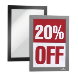 Durable Duraframe selvklbende A5 magnetramme - 10 stk. slv