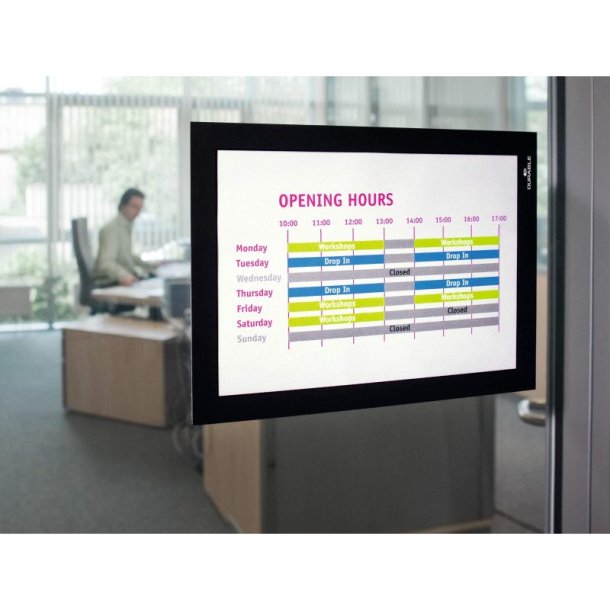 Durable Duraframe selvklbende A5 magnetramme - 10 stk. sorte