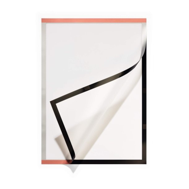 Durable Duraframe selvklbende poster A2 magnetramme - slv
