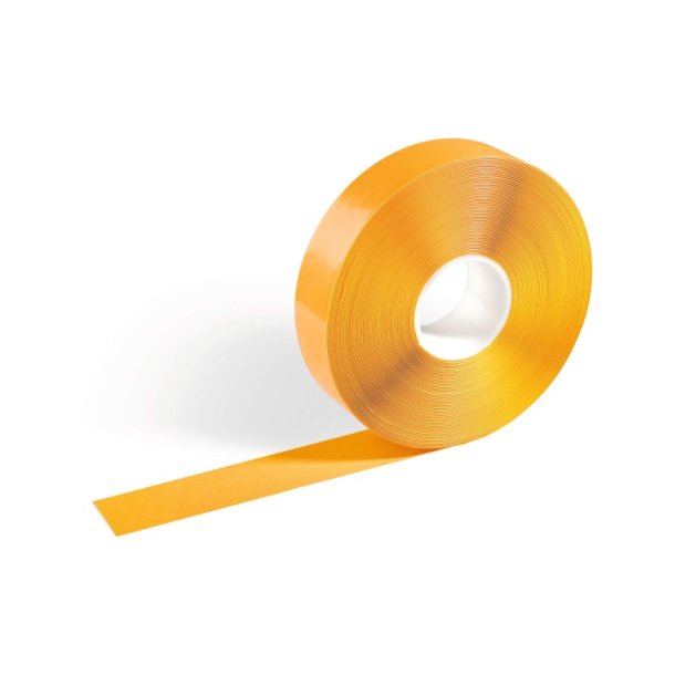 Durable Duraline Markeringstape - 50mm gul PVC - permanent