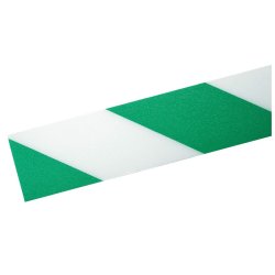Durable Duraline Markeringstape - 50mm hvid/grn PVC - permanent