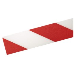 Durable Duraline Markeringstape - 50mm hvid/rd PVC - permanent