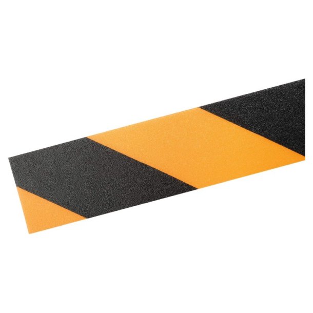 Durable Duraline Markeringstape - 50mm Sort/gul PVC - permanent