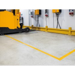 Durable Duraline Markeringstape Strong 50mm gul PVC permanent