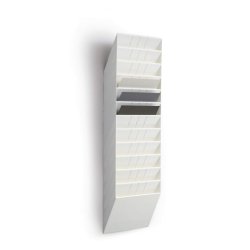 Durable Brochureholder A4 - Flexiboxx 12 liggende hvid
