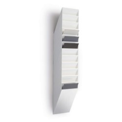 Durable Brochureholder A4 - Flexiboxx 12 stende hvid