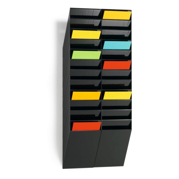 Durable Brochureholder A4 - Flexiboxx 12 stende sort