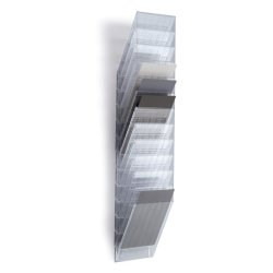Durable Brochureholder A4 - Flexiboxx 12 stende transparent
