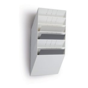 Durable Brochureholder A4 - Flexiboxx 6 liggende hvid