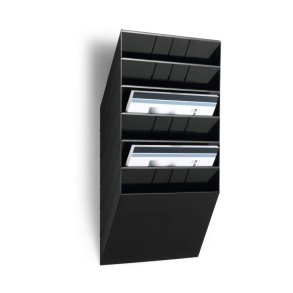 Durable Brochureholder A4 - Flexiboxx 6 liggende sort