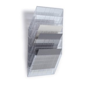 Durable Brochureholder A4 - Flexiboxx 6 liggende transparent