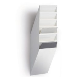 Durable Brochureholder A4 - Flexiboxx 6 stende hvid