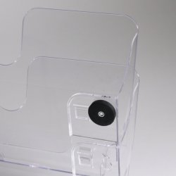 Durable Brochureholder A4 - Flexiplus 2 liggende magnetisk