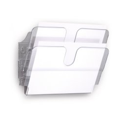 Durable Brochureholder A4 - Flexiplus 2 liggende transparent