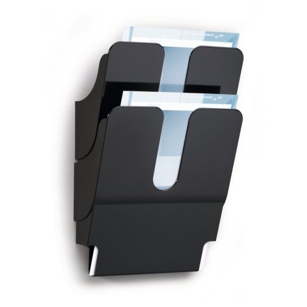 Durable Brochureholder A4 - Flexiplus 2 stende sort