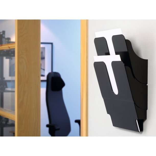 Durable Brochureholder A4 - Flexiplus 2 stende sort
