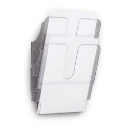 Durable Brochureholder A4 - Flexiplus 2 stende transparent