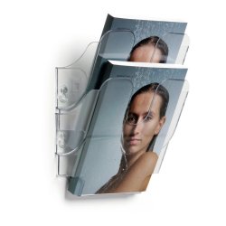 Durable Brochureholder A5 - Flexiplus 2 stende transparent