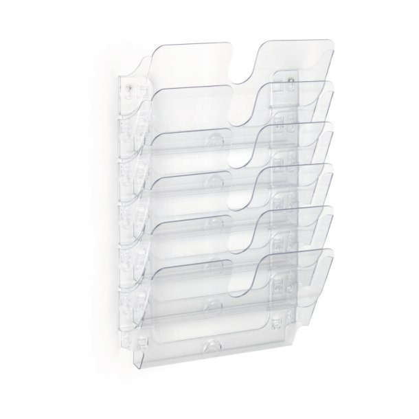 Durable Brochureholder A4 - Flexiplus 6 liggende transparent