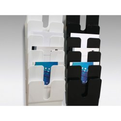 Durable Brochureholder A4 - Flexiplus 6 stende hvid