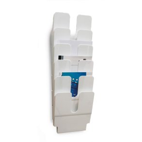 Durable Brochureholder A4 - Flexiplus 6 stende hvid