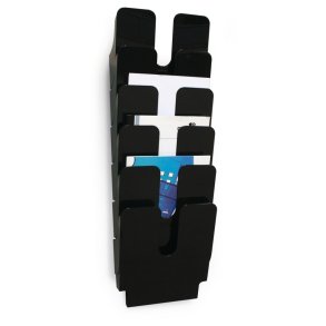 Durable Brochureholder A4 - Flexiplus 6 stende sort