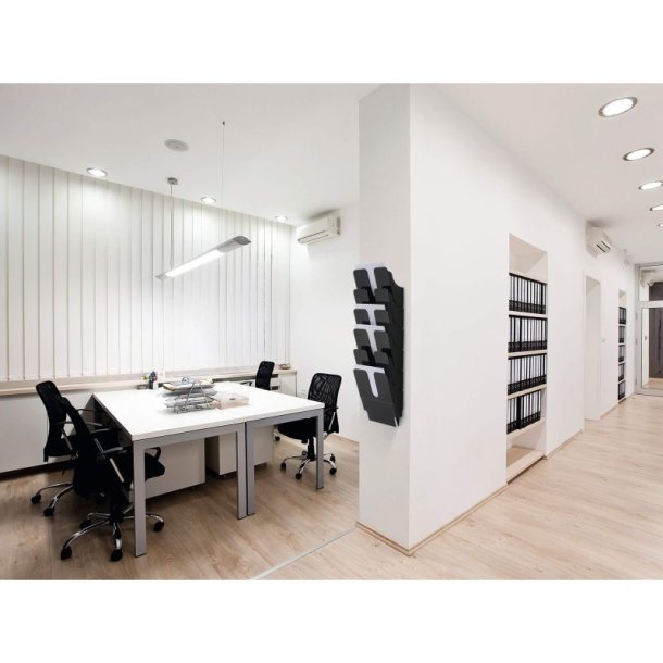 Durable Brochureholder A4 - Flexiplus 6 stende sort