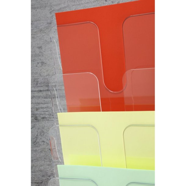Durable Brochureholder A4 - Flexiplus 6 stende Transparent