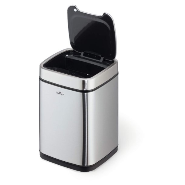 Durable 6 liter Sensor Bin - slv metal affaldsspand med sensor