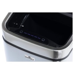 Durable 21 liter Sensor Bin - slv metal affaldsspand med sensor