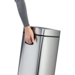 Durable 21 liter Sensor Bin - slv metal affaldsspand med sensor
