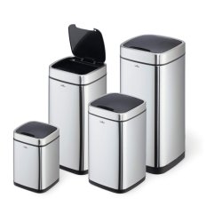 Durable 21 liter Sensor Bin - slv metal affaldsspand med sensor