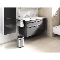 Durable 6 liter Sensor Bin - slv metal affaldsspand med sensor