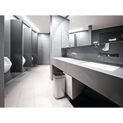 Durable 21 liter Sensor Bin - slv metal affaldsspand med sensor