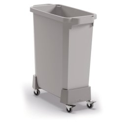 Durable vogn til Affaldsspand - 1 x 60 Liter - gr plast