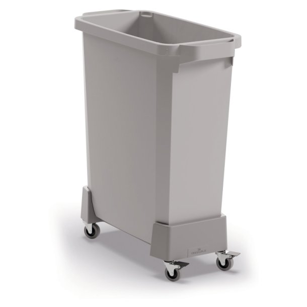 Durable vogn til Affaldsspand - 1 x 60 Liter - gr plast