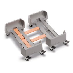 Durable vogn til Affaldsspand - 1 x 60 Liter - gr plast