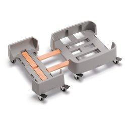 Durable vogn til Affaldsspand - 1 x 60 Liter - gr plast