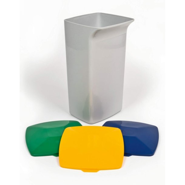 Durable Affaldsspand 40 Liter - hvid plast