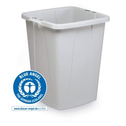 Durable Affaldsspand 90 Liter - hndtag - Gr plast ECO